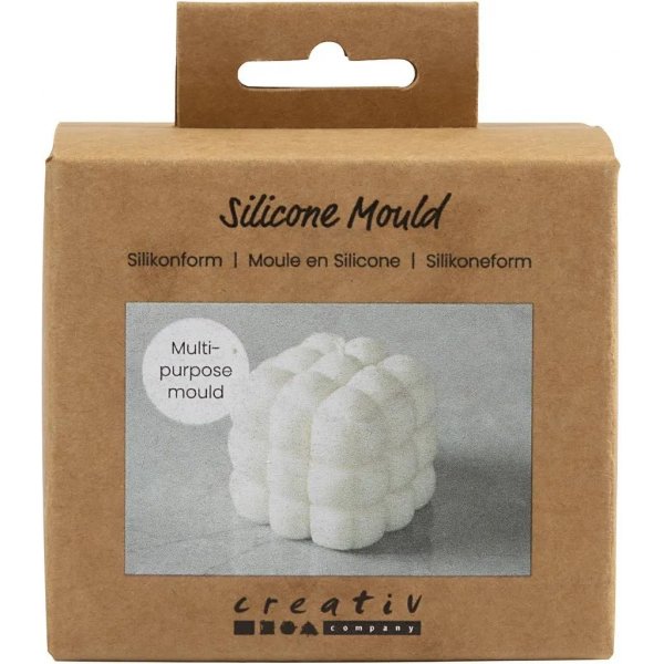 Silikonform - Wrfel mit Blasen