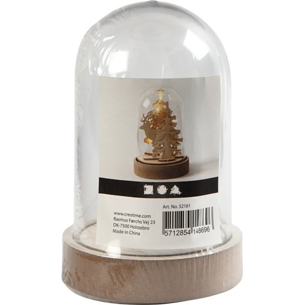 Tasse auf Holzsockel - 8 cm