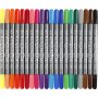 Colortime Doppelmarker - Standardfarben - 20 Stk