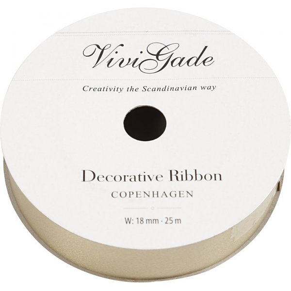 Geschenkband - Gold - Matt - 25 m