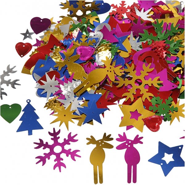 Pailletten - leuchtende Farben - 35 g