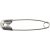 Sicherheitsnadeln - Silber - 100 Stk Sicherheitsnadeln - Silber - 100 Stk