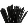 Pfeifenreiniger - 6 mm - schwarz - 50 Stk