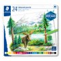 STAEDTLER Buntstifte, 24 Stück, sortiert, im Metalletui STAEDTLER Buntstifte, 24 Stück, sortiert, im Metalletui