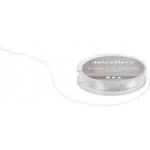 Elastischer Schmuckfaden - Ø0,5 mm - rund - 10 m Elastischer Schmuckfaden - Ø0,5 mm - rund - 10 m