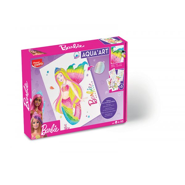 Barbie - Maped - hauptschlich Aquarellmalerei (ab 7 Jahren)