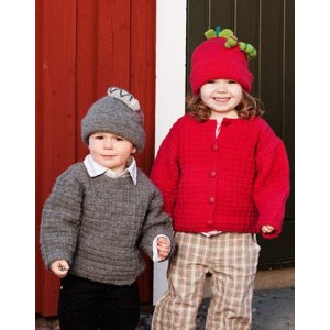 Strickanleitung - Strickjacke und Pullover sowie Apfelmütze mit Raupe und Mütze mit Schlange Strickanleitung - Strickjacke und Pullover sowie Apfelmütze mit Raupe und Mütze mit Schlange
