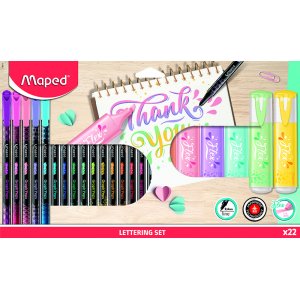 Bastelset - Maped - 22-teiliges Kalligraphie-Set Bastelset - Maped - 22-teiliges Kalligraphie-Set