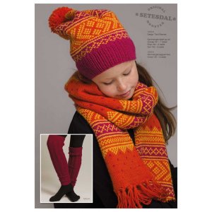 Strickmuster - Schal, Mütze und Beinstulpen Strickmuster - Schal, Mütze und Beinstulpen