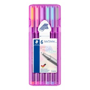 Fineliners Triplus Pastell - 6 Stifte Fineliners Triplus Pastell - 6 Stifte