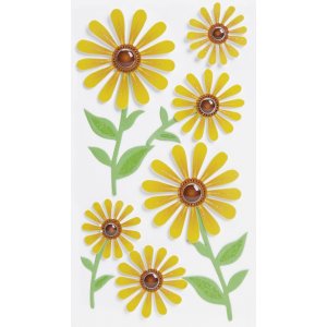 Aufklebermix - Blumen - gelb Aufklebermix - Blumen - gelb