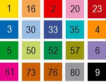 Dreifache Farbe 323 Dreifache Farbe 323