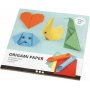 Origami-Papier - gemischte Farben - 15 x 15 cm - 5 x 10 Blatt