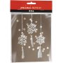 Mini DIY Kit Hkeln - wei - Schneeflocken