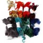 Lockige Wolle - gemischte Farben - 8 x 20 g