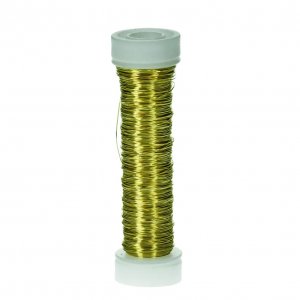 Kupferdraht � 0,30 mm - goldmetallic 25 m