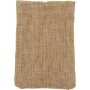 Jutebeutel - braun - 10 x 15 cm - 4 Stk