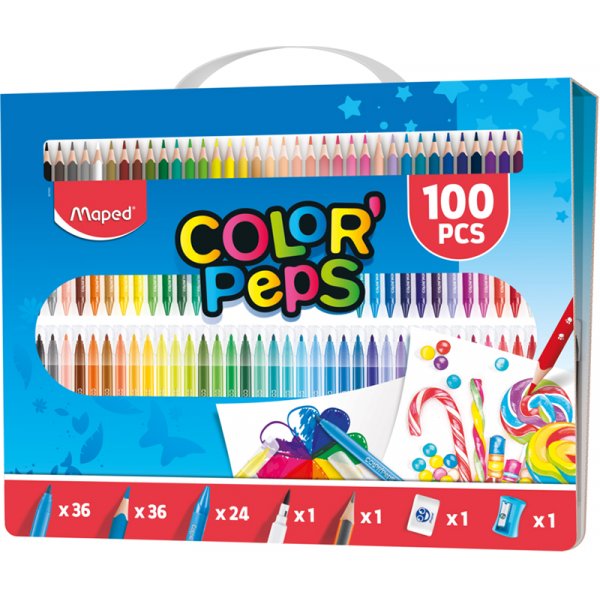 Kinderset - Maped - Farbset mit 100 Teilen