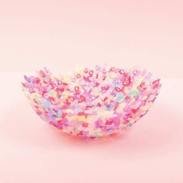 Röhrenperlen Glitzermix im Eimer - 5000 Stk Röhrenperlen Glitzermix im Eimer - 5000 Stk