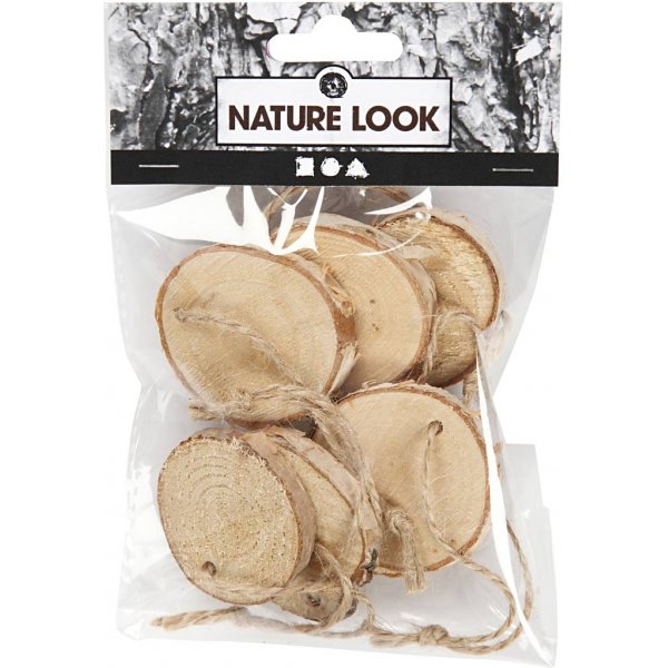 Holzbretter mit Schnur - 7 Stk