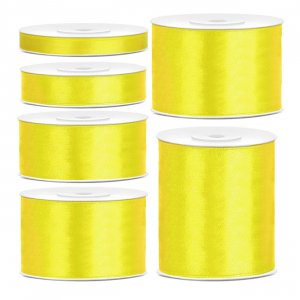 Satinband - 25 m - Gelb Satinband - 25 m - Gelb