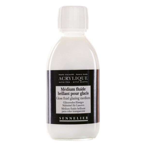 Acrylmedium Sennelier - Gloss Fluid Glazing Medium