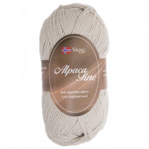Wikingergarn Alpaka Fein 50g - Sand (606) Wikingergarn Alpaka Fein 50g - Sand (606)