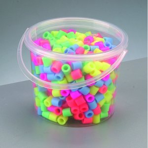 Nabbi® Maxi Perlen - Pastellmischung 550 Stück im Eimer Nabbi® Maxi Perlen - Pastellmischung 550 Stück im Eimer