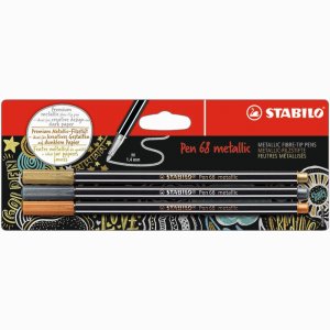 Fasermaler Pen 68 3er-Pack - Metallic Fasermaler Pen 68 3er-Pack - Metallic