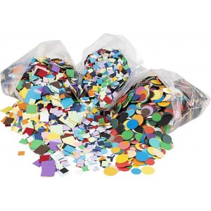 Kartonmosaik - gemischte Farben - 8 x 180 g Kartonmosaik - gemischte Farben - 8 x 180 g