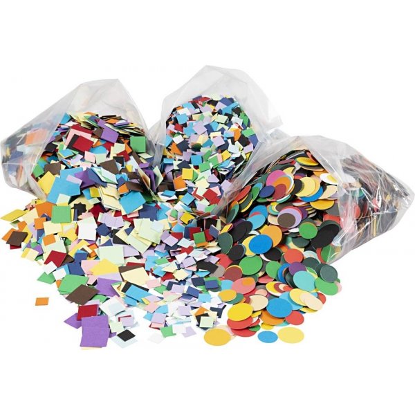 Kartonmosaik - gemischte Farben - 8 x 180 g