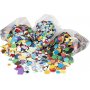 Kartonmosaik - gemischte Farben - 8 x 180 g