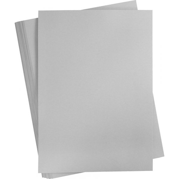 Farbiger Karton - Grau - A2 - 180 g - 100 Blatt