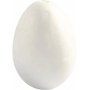 Frigolit-Eier - Wei - H6 cm - 5 Stk