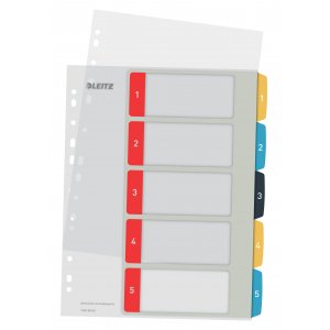 Ordnerregister PP A4+ - 1-5 Ordnerregister PP A4+ - 1-5