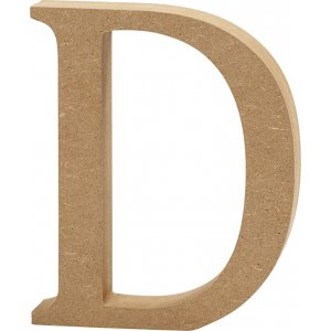 Buchstabe - 13 x 2 cm - D Buchstabe - 13 x 2 cm - D
