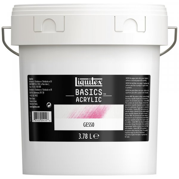 Acrylmedium - Liquitex Basics Acryl - Additiv Gesso - 3,78 l