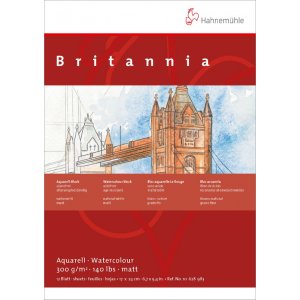 Aquarellblock Hahnemühle Britannia 300g Matt Aquarellblock Hahnemühle Britannia 300g Matt