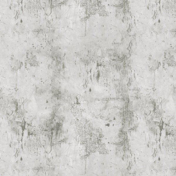 Wachstuch PVC Zement - Grau