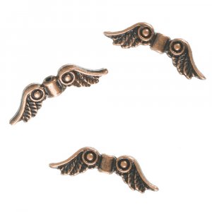 Flügelperlen 10er-Pack - Kupfer Flügelperlen 10er-Pack - Kupfer