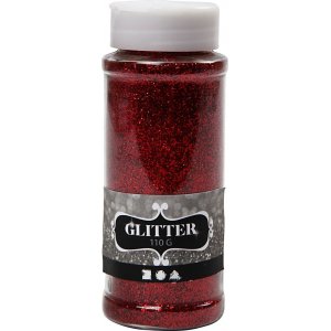 Glitzer - rot - 110 g Glitzer - rot - 110 g