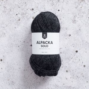 Alpaca Solo 50g - Rußiges Grau Alpaca Solo 50g - Rußiges Grau