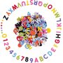 Filzbuchstaben - selbstklebend - 500 Stk