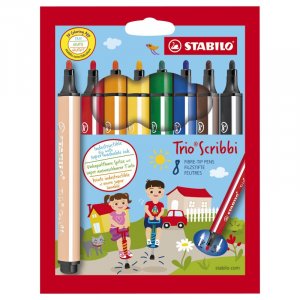 Fasermaler Scribbi - 8er-Pack Fasermaler Scribbi - 8er-Pack