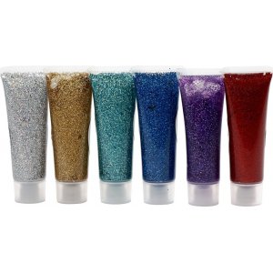 Eulenspiegel Glitzergel - gemischte Farben - 6 x 18 ml Eulenspiegel Glitzergel - gemischte Farben - 6 x 18 ml