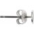 Ohrstecker mit Plättchen - versilbert - 10 Stk Ohrstecker mit Plättchen - versilbert - 10 Stk