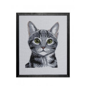 Stickset Leinwand - Katze Stickset Leinwand - Katze