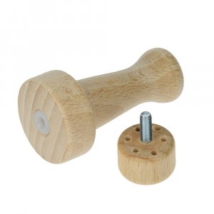 Holzgriff für 6 Filznadeln - 1 Stk. 2 unmontierte Teile Holzgriff für 6 Filznadeln - 1 Stk. 2 unmontierte Teile