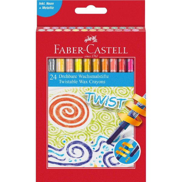 Buntstifte Twist - 24 Farben