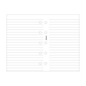 Notizblätter für Filofax Mini - liniert weiß Notizblätter für Filofax Mini - liniert weiß